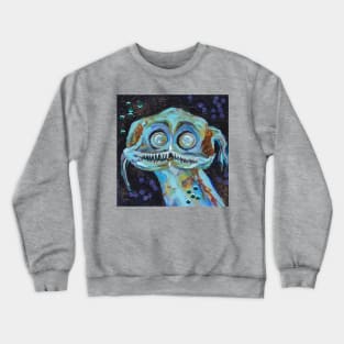 Silly Sequined Sea Monster Crewneck Sweatshirt